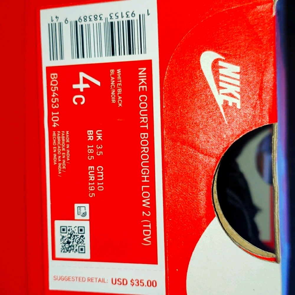 Nike Court Borough Low 2 (TDV)